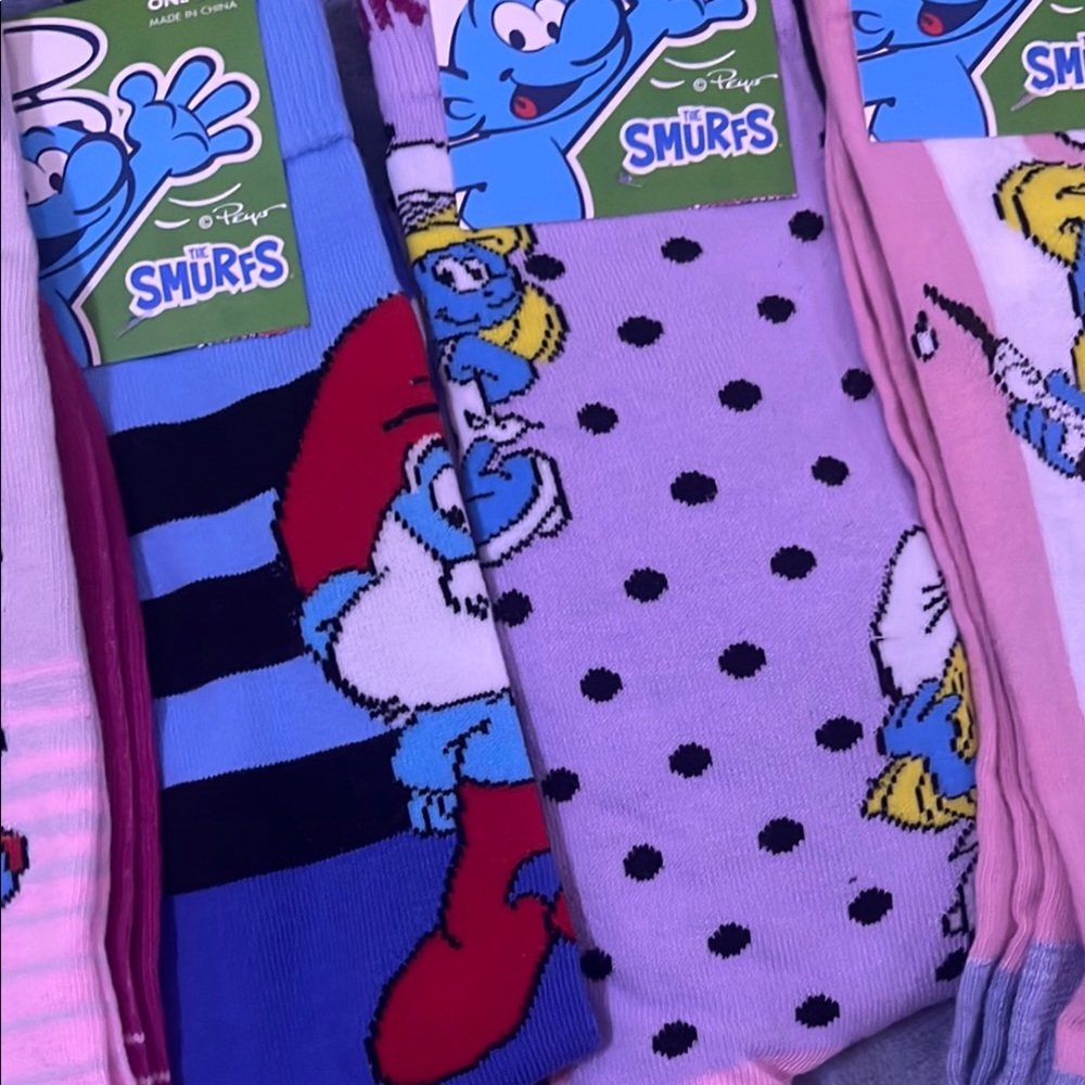 Smurfs Themed Women's Socks Set - Multicolor - Picture 3 of 9